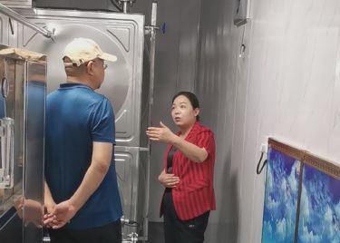 湖北客戶(hù)到廠(chǎng)現(xiàn)場(chǎng)交流